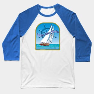 Sailing Helm Baseball T-Shirt